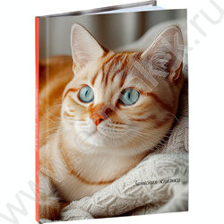 Зап. книжка  48л А6 тв.обл. "Уютные котики-3" /глянец/ NEW | Фото 1