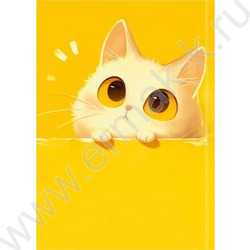 Зап. книжка  48л А6 тв.обл. "Два чёрных котика" /глянец/лен/ NEW | Фото 4