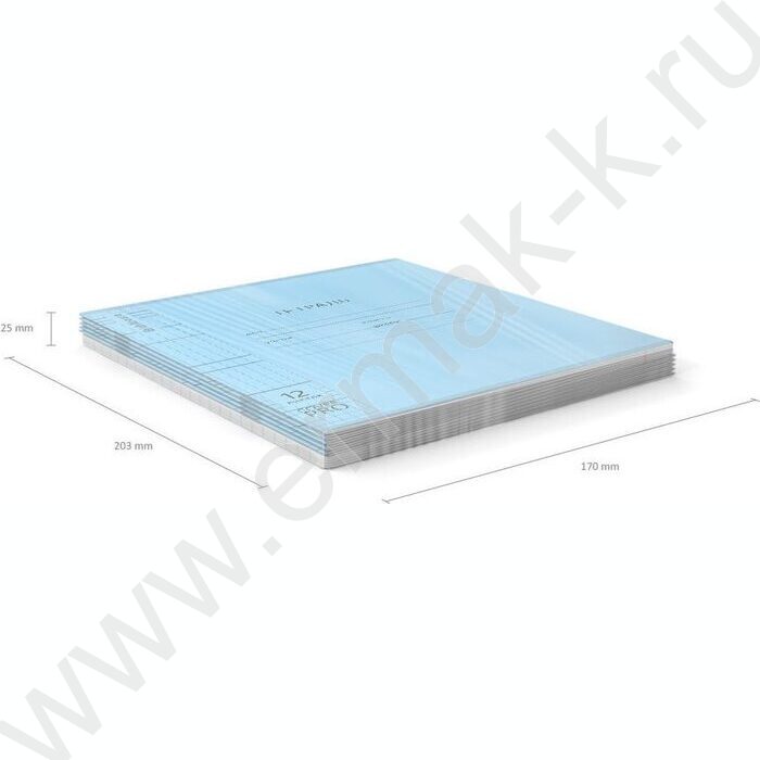 Тетрадь  12л клетка с пластиковой обложкой "Классика CoverPrо Vivid" /синий NEW | Фото 5