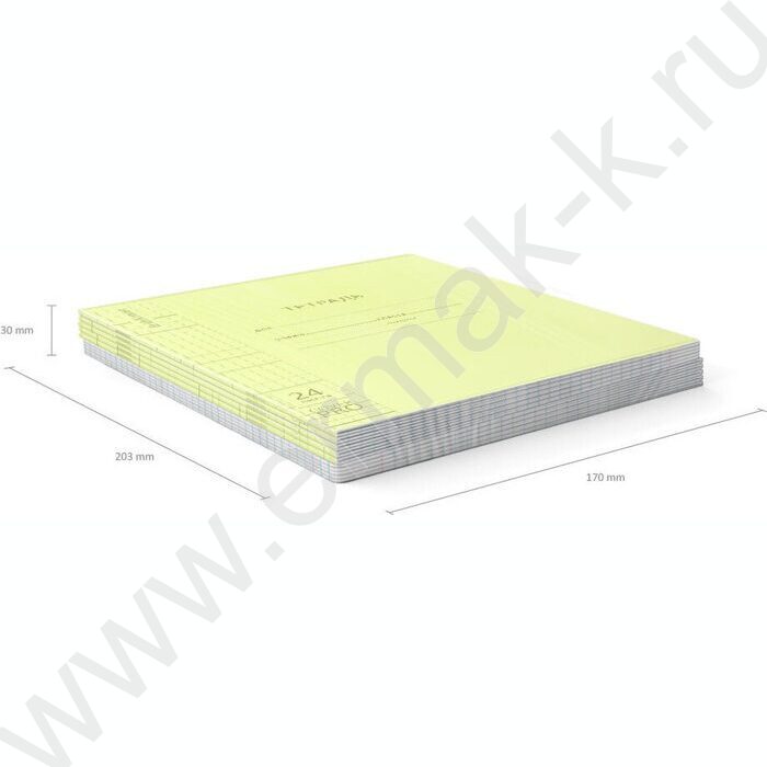 Тетрадь  24л клетка с пластиковой обложкой "Классика CoverPrо Neon" /зеленый NEW | Фото 5