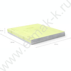 Тетрадь  24л клетка с пластиковой обложкой "Классика CoverPrо Neon" /желтый NEW | Фото 5