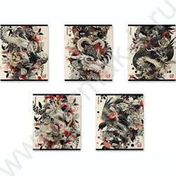 Тетрадь  48л клетка "Ink Style" /ассорти NEW | Фото 1