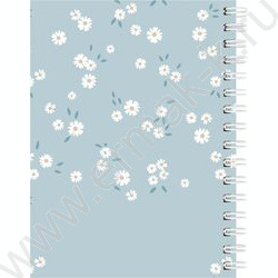 Зап. книжка  80л А6 тв.обл.,спираль "Цветочные мотивы-1" /глянец/ NEW | Фото 3