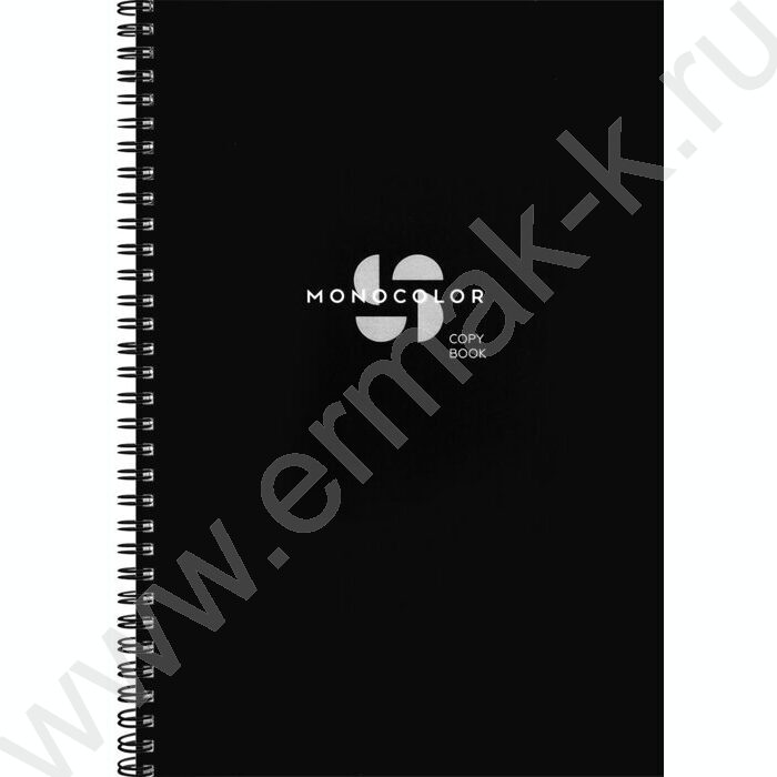 Тетрадь  96л А4 клетка/спираль "Минимализм в надписях" /твин-лак/ | Фото 1