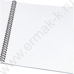 Тетрадь  96л А4 клетка/спираль "Минимализм в тёмных тонах" /тиснение холст/ NEW | Фото 3