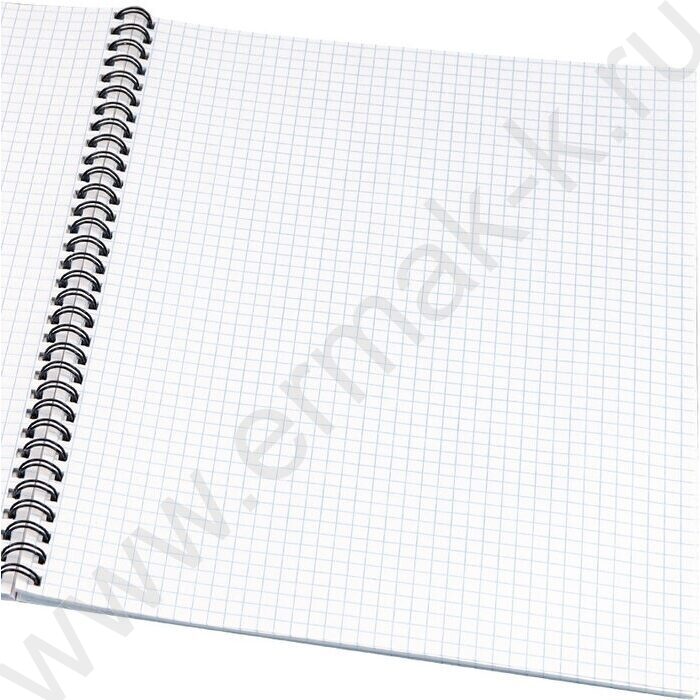 Тетрадь  96л А4 клетка/спираль "Минимализм в тёмных тонах" /тиснение холст/ | Фото 3