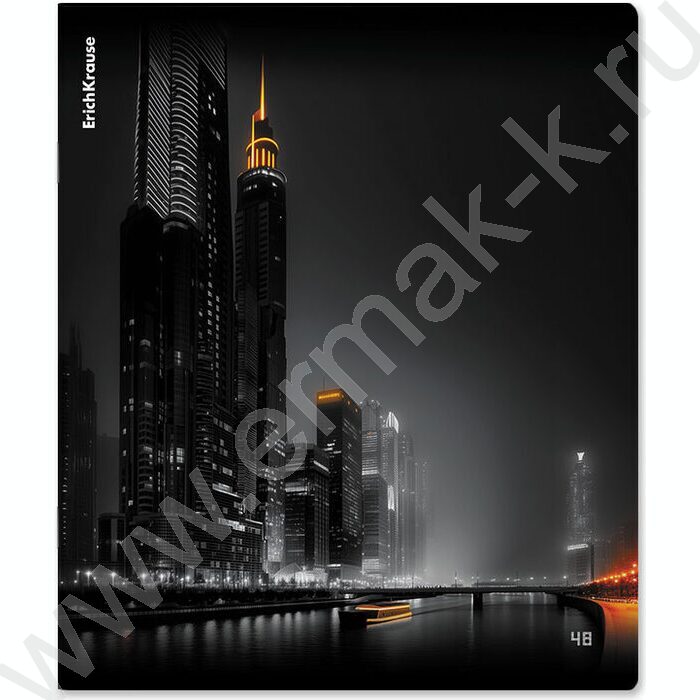 Тетрадь  48л клетка "Urban Lights" /глянц.лам. /ассорти | Фото 3