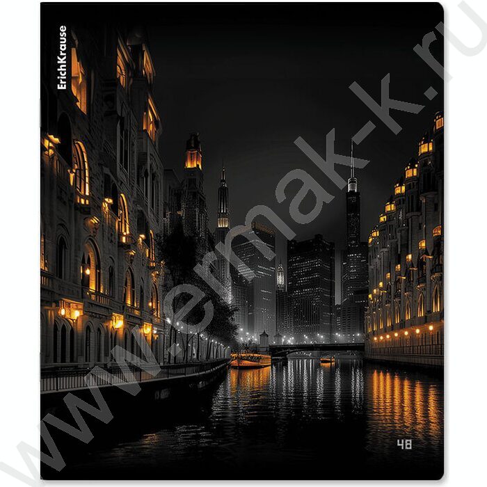 Тетрадь  48л клетка "Urban Lights" /глянц.лам. /ассорти | Фото 5
