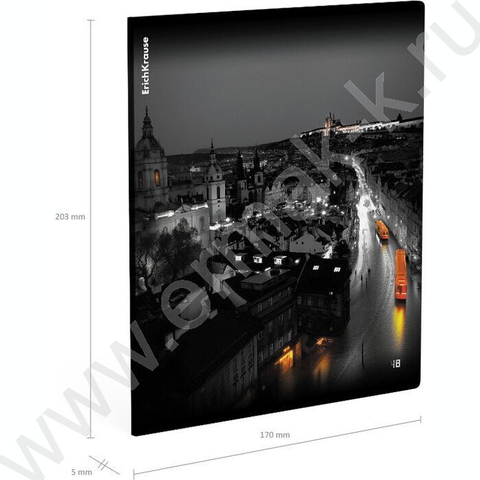 Тетрадь  48л клетка "Urban Lights" /глянц.лам. /ассорти | Фото 8