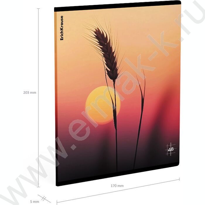 Тетрадь  48л клетка "Macro Nature" /мат.лам. /ассорти | Фото 8