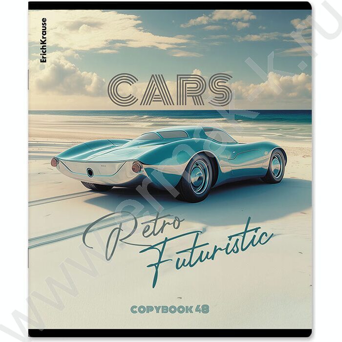 Тетрадь  48л клетка "Retro Cars" /мат.лам. /ассорти | Фото 3
