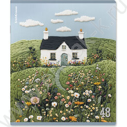 Тетрадь  48л клетка "Fancy Field" /твин-лак /ассорти NEW | Фото 6