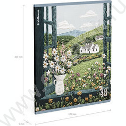 Тетрадь  48л клетка "Fancy Field" /твин-лак /ассорти NEW | Фото 8