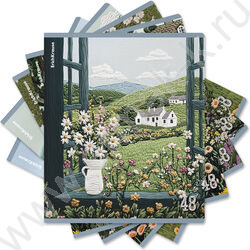 Тетрадь  48л клетка "Fancy Field" /твин-лак /ассорти NEW | Фото 9