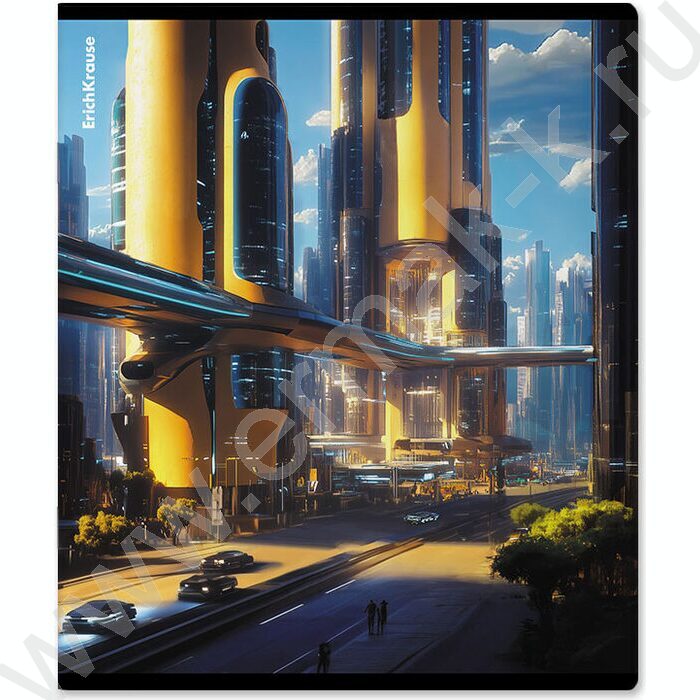Тетрадь  48л клетка "Futuristic" /твин-лак /ассорти | Фото 4