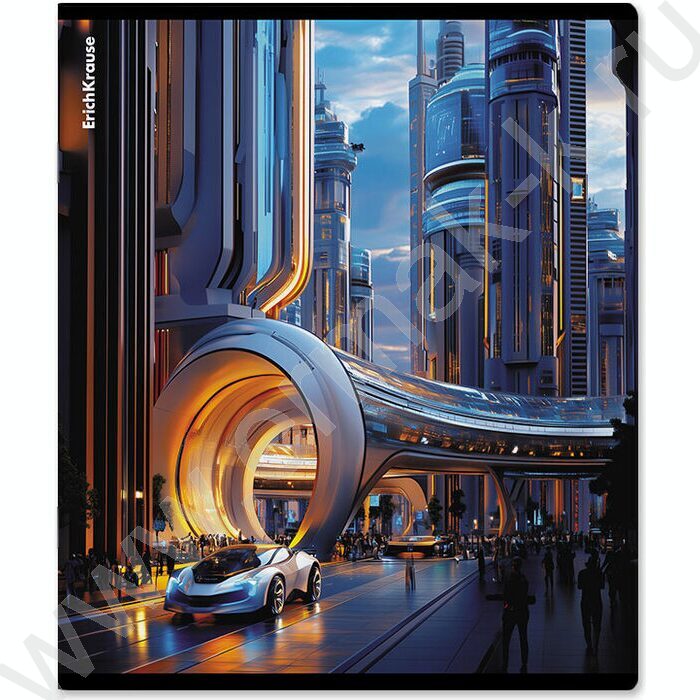 Тетрадь  48л клетка "Futuristic" /твин-лак /ассорти | Фото 5