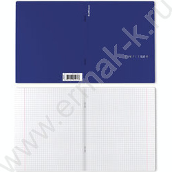 Тетрадь  48л клетка "Simple Color" /лам. soft-touch + выбор. УФ-лак /синий NEW | Фото 2