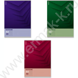 Тетрадь  48л А4 клетка "Duotone Next" /ассорти NEW | Фото 1
