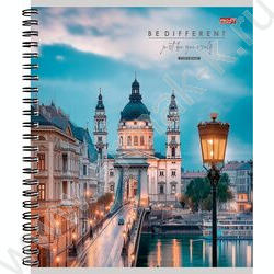 Тетрадь  80л клетка/спираль "Красивые городские виды" ассорти NEW | Фото 3