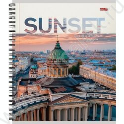 Тетрадь  96л клетка/спираль "Красивая архитектура-8" ассорти NEW | Фото 2