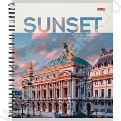 Тетрадь  96л клетка/спираль "Красивая архитектура-8" ассорти NEW | Фото 4