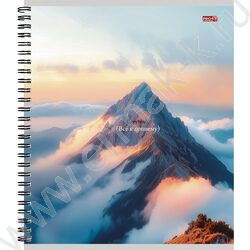 Тетрадь  96л клетка/спираль "Красивые горы-1" ассорти NEW | Фото 2