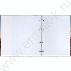 Тетрадь  80л клетка/кольца "Красивый мост" /глянец/лён NEW | Фото 3