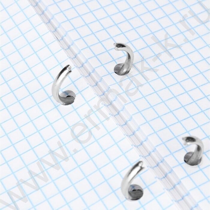 Тетрадь  80л клетка/кольца "Минималистичный дизайн-7" /глянец/лён | Фото 4