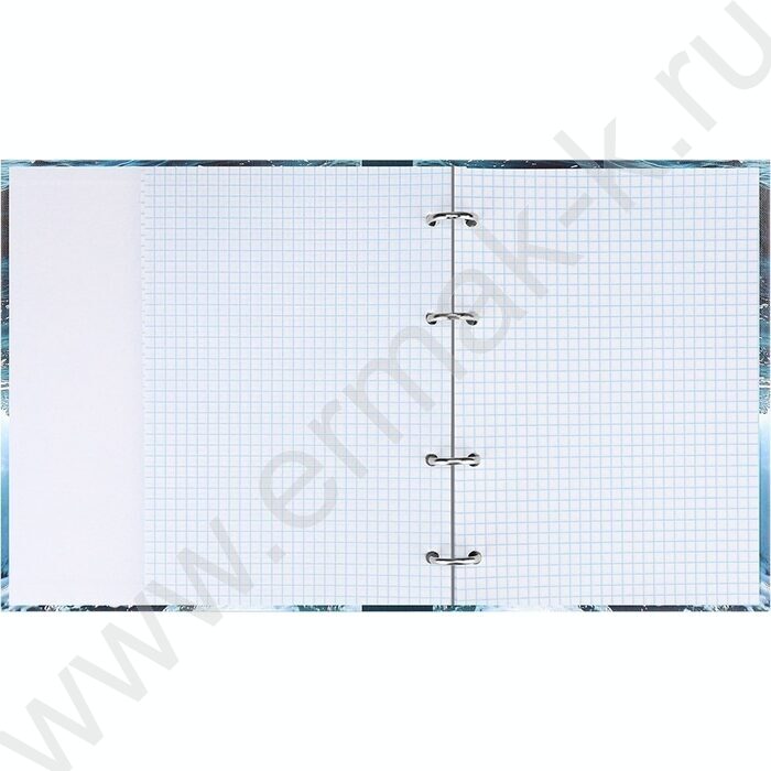 Тетрадь  80л клетка/кольца "Не усложняй" /глянец/лён | Фото 3