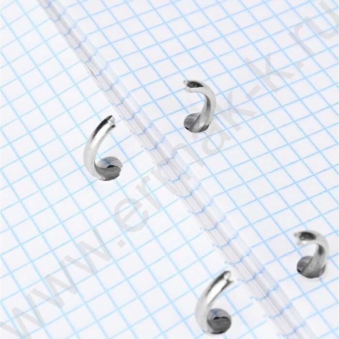 Тетрадь  80л клетка/кольца "Не усложняй" /глянец/лён | Фото 4