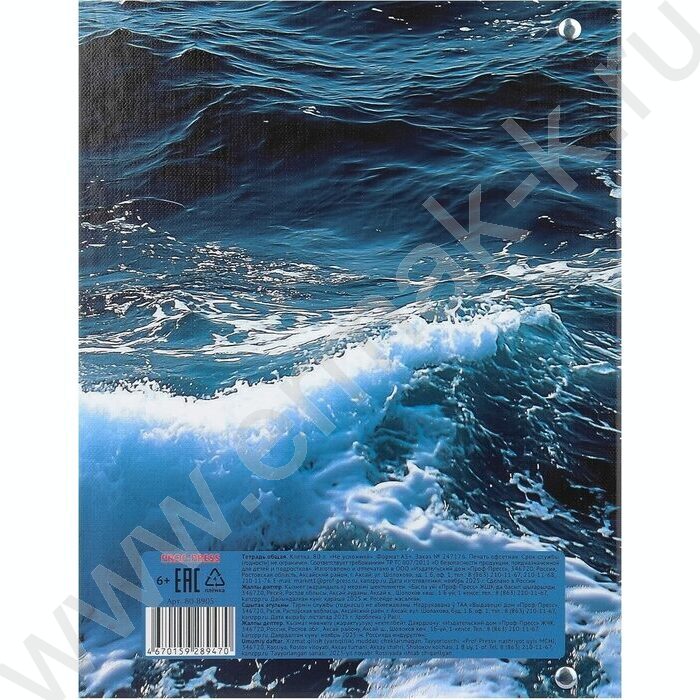 Тетрадь  80л клетка/кольца "Не усложняй" /глянец/лён | Фото 5