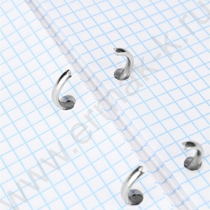 Тетрадь  80л клетка/кольца "Нежная сакура" /глянец/лён | Фото 4