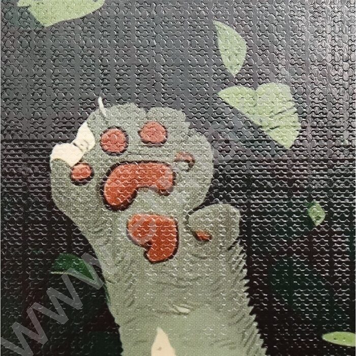 Тетрадь  80л клетка/кольца "Солнечный котик в траве" /глянец/лён | Фото 6