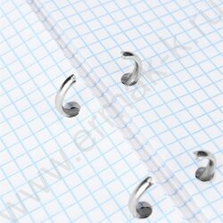 Тетрадь  80л клетка/кольца "Чёрный мрамор-15" /глянец/лён NEW | Фото 4