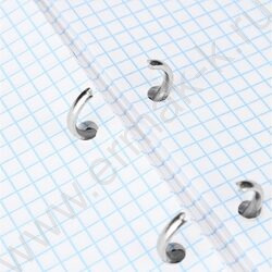 Тетрадь  80л клетка/кольца "Дизайн в макро" /мат.лам./выб.лак./ NEW | Фото 4