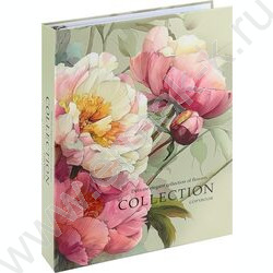 Тетрадь  80л клетка/кольца "Нежные цветы-19" /мат.лам./выб.лак./ NEW | Фото 1