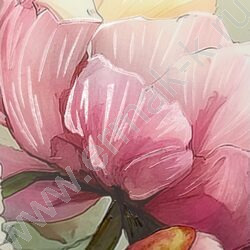 Тетрадь  80л клетка/кольца "Нежные цветы-19" /мат.лам./выб.лак./ NEW | Фото 6