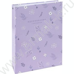 Тетрадь 100л клетка/кольца "Цветочный минимализм" NEW | Фото 1