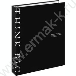 Папка на кольцах для тетради А5 "Минимализм в чёрном-4"  /лам.картон/4 кольца/ NEW | Фото 1