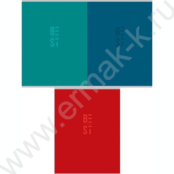 Тетрадь  96л А4 клетка "Однотонная классика-2" /тиснение холст/ | Фото 1