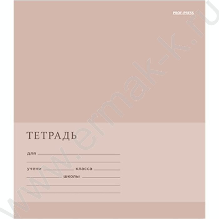 Тетрадь  12л клетка "Однотонный дизайн-2" 5видов | Фото 3