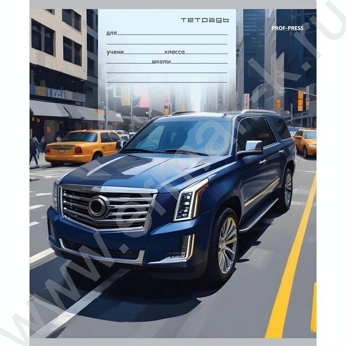 Тетрадь  12л линейка косая дополнительная "Разные автомобили-11" 5видов | Фото 3