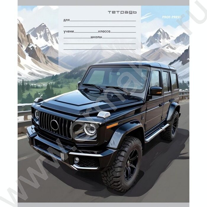 Тетрадь  12л линейка косая дополнительная "Разные автомобили-11" 5видов | Фото 5