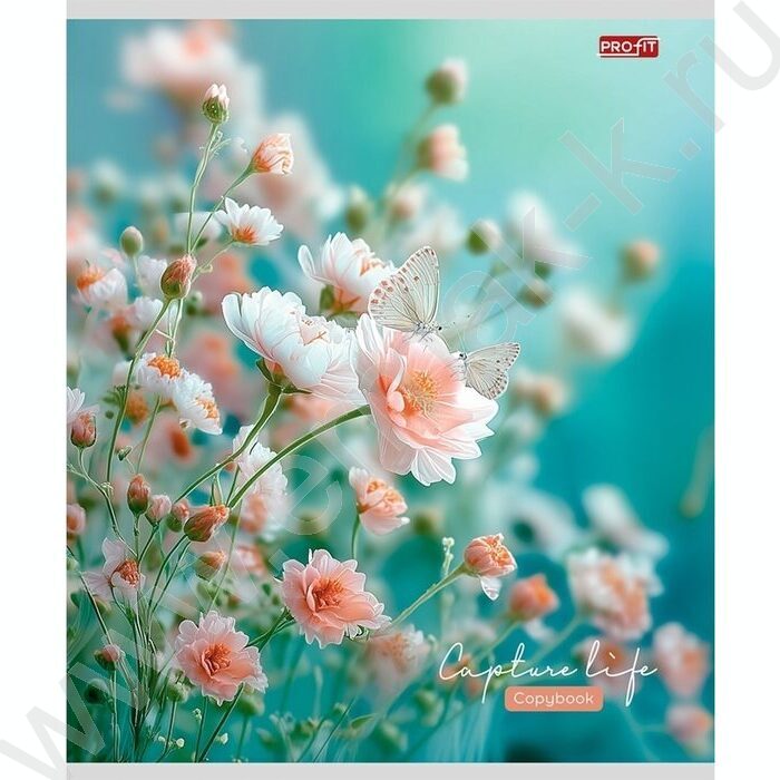 Тетрадь  48л клетка "Нежные цветочки-11" ассорти | Фото 5