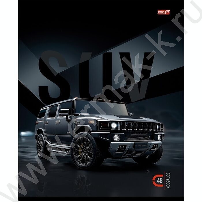 Тетрадь  48л клетка "Блестящие авто" ассорти | Фото 2