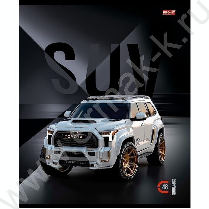 Тетрадь  48л клетка "Блестящие авто" ассорти | Фото 3