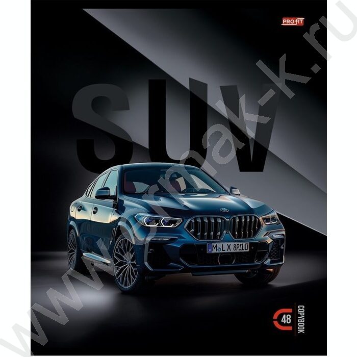 Тетрадь  48л клетка "Блестящие авто" ассорти | Фото 5