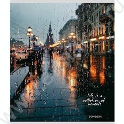 Тетрадь  48л клетка "Дождь в городе" ассорти NEW | Фото 4