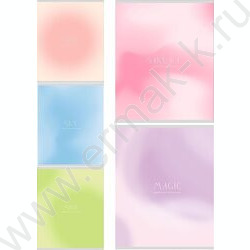 Тетрадь  48л клетка "Нежный градиент-2" ассорти NEW | Фото 1