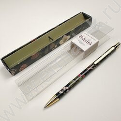 Ручка шар авт Flora.Лесные ягоды /мет. корп./ цвет чернил синий 0,7мм NEW | Фото 3